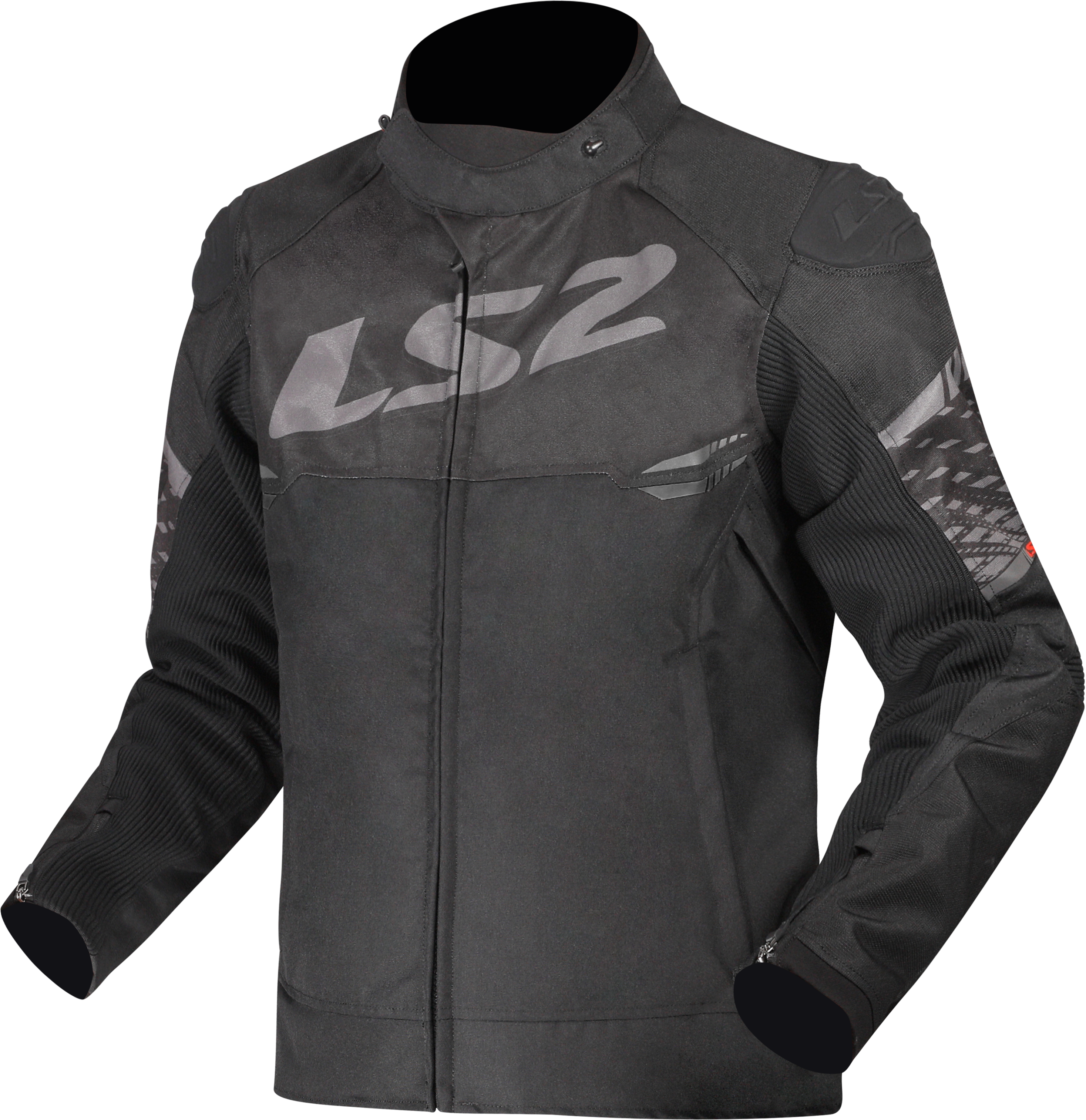 LS2 APEX MAN JACKET BLACK DARK GREY